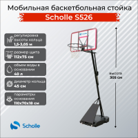 Баскетбольный стенд Scholle S526customized