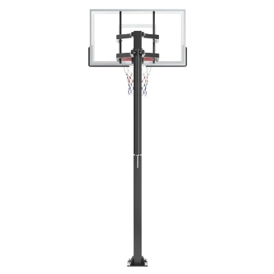 Баскетбольная стойка стационарная UNIX Line B-Stand-TG 54"x32" (140 х 80 см) R45 H230-305 см