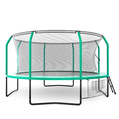 Батут UNIX Line Премиальный с играми / Supreme Game 14 ft (427 см) зеленый