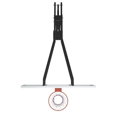 Баскетбольная стойка стационарная UNIX Line B-Stand-PC 72"x42" (180 х 105 см) R45 H230-305 см