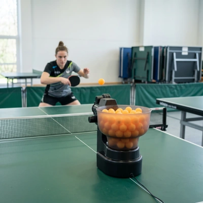 Робот-тренажер для настольного тенниса Scholle, Сила мяча (PowerBall) 100
