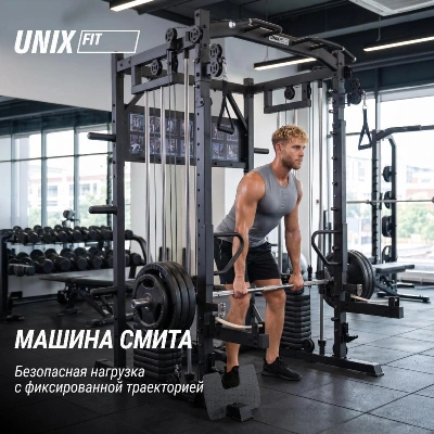 Силовой комплекс - мультистанция UNIX Fit (50 в 1)